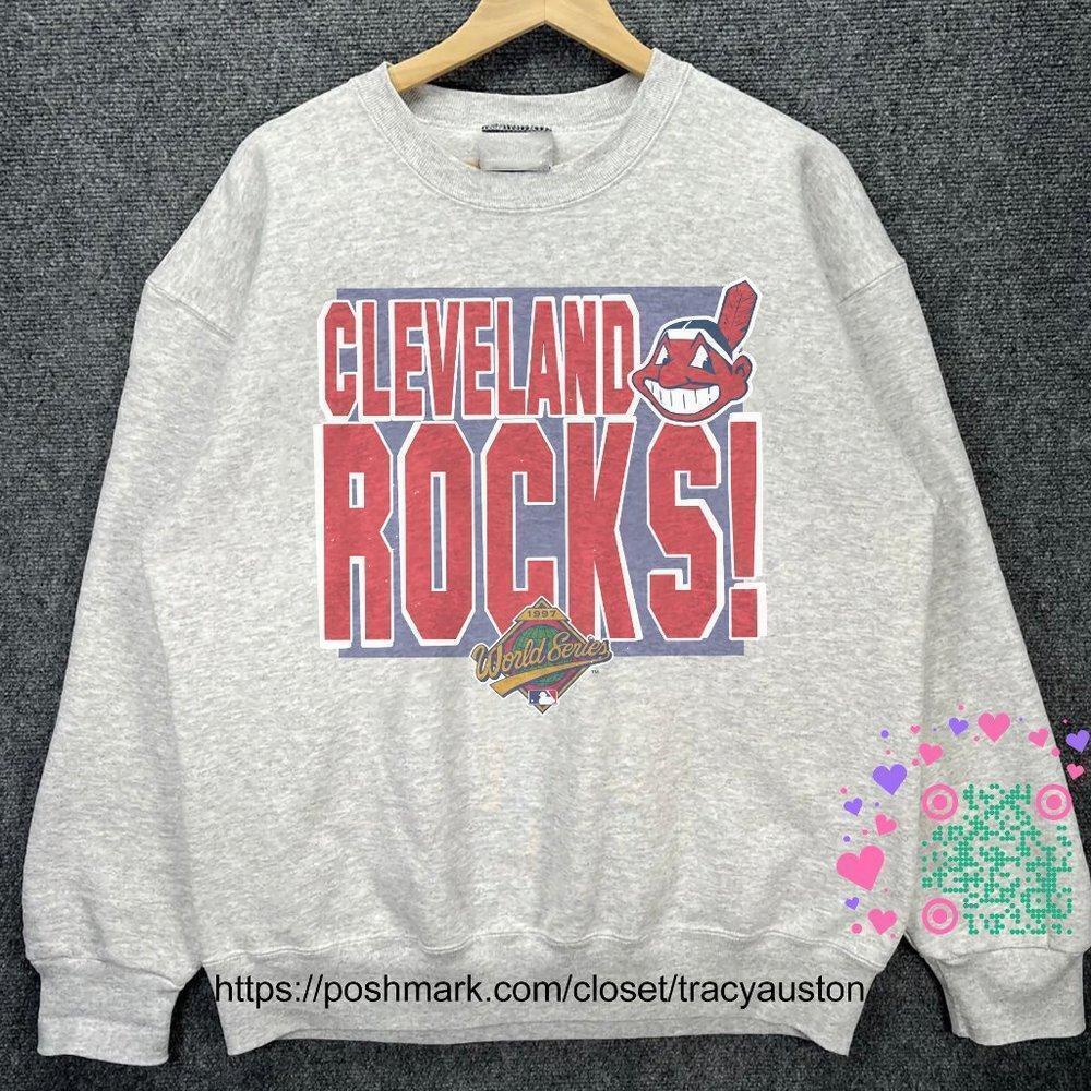 Retro Cleveland Indians 1997 World Series Baseball Sweatshirt